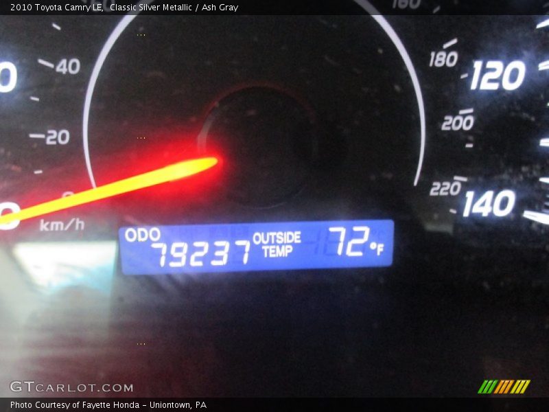 Classic Silver Metallic / Ash Gray 2010 Toyota Camry LE
