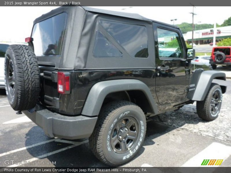 Black / Black 2015 Jeep Wrangler Sport 4x4