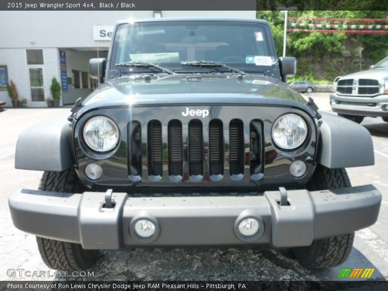 Black / Black 2015 Jeep Wrangler Sport 4x4