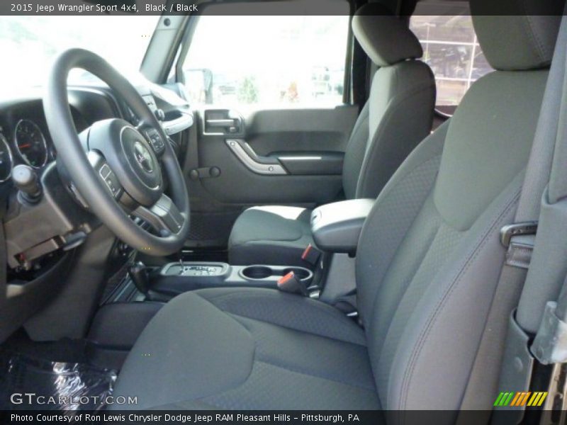 Black / Black 2015 Jeep Wrangler Sport 4x4