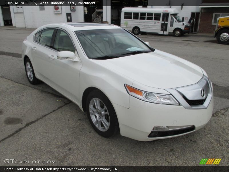 Front 3/4 View of 2009 TL 3.5