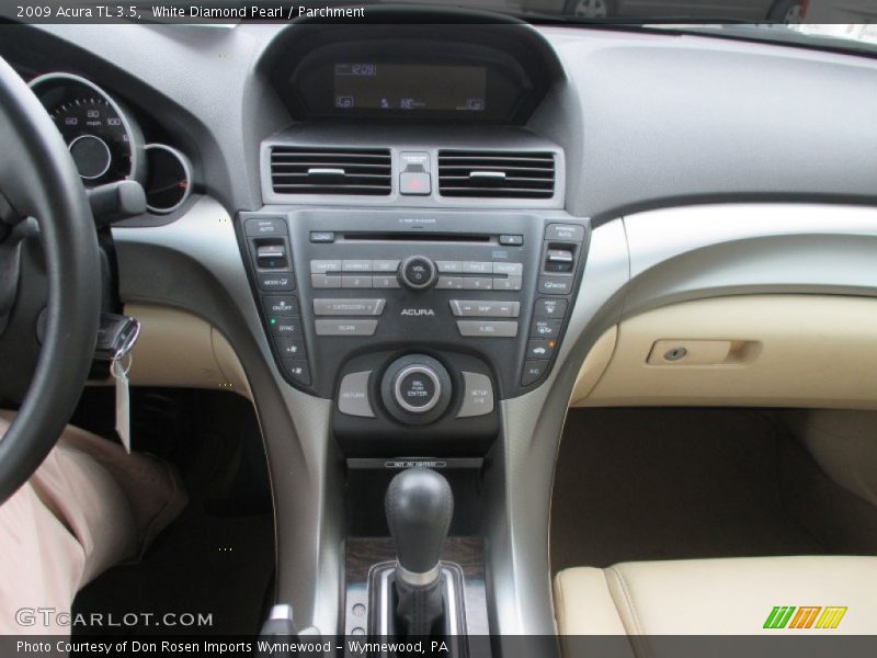 White Diamond Pearl / Parchment 2009 Acura TL 3.5
