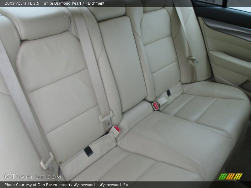 White Diamond Pearl / Parchment 2009 Acura TL 3.5