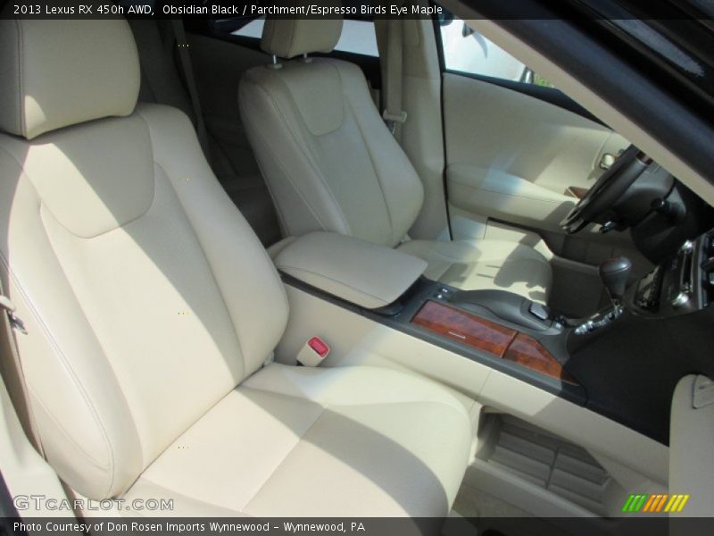 Obsidian Black / Parchment/Espresso Birds Eye Maple 2013 Lexus RX 450h AWD
