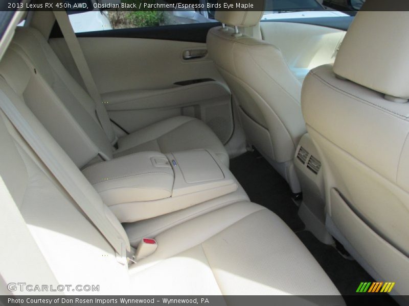 Obsidian Black / Parchment/Espresso Birds Eye Maple 2013 Lexus RX 450h AWD