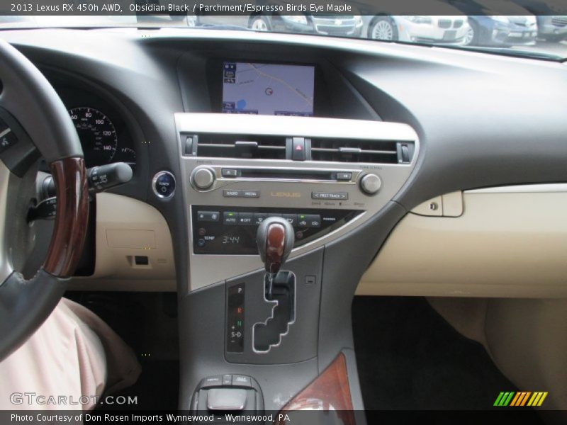 Obsidian Black / Parchment/Espresso Birds Eye Maple 2013 Lexus RX 450h AWD
