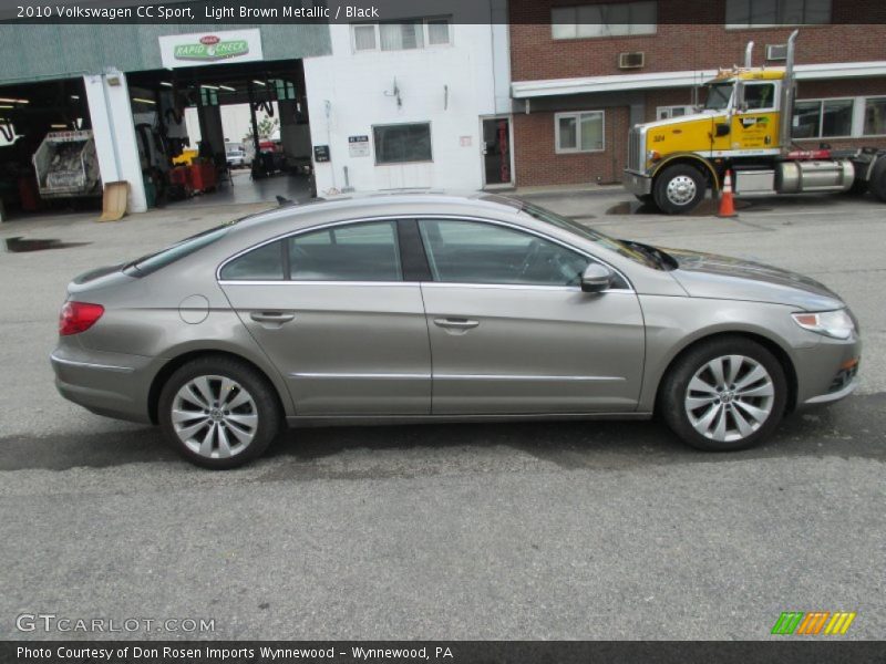 Light Brown Metallic / Black 2010 Volkswagen CC Sport