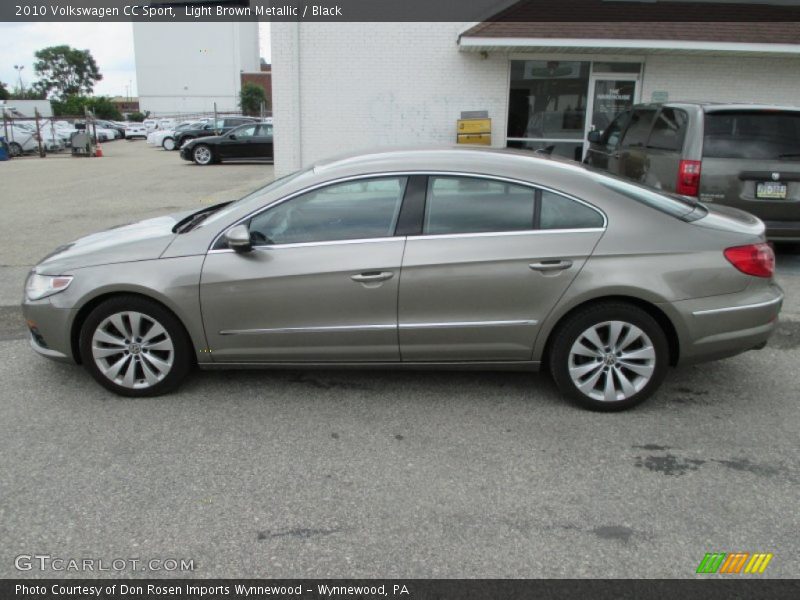 Light Brown Metallic / Black 2010 Volkswagen CC Sport