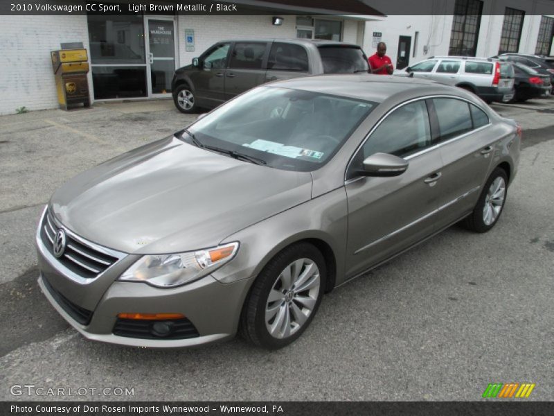 Light Brown Metallic / Black 2010 Volkswagen CC Sport