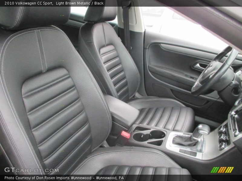 Light Brown Metallic / Black 2010 Volkswagen CC Sport