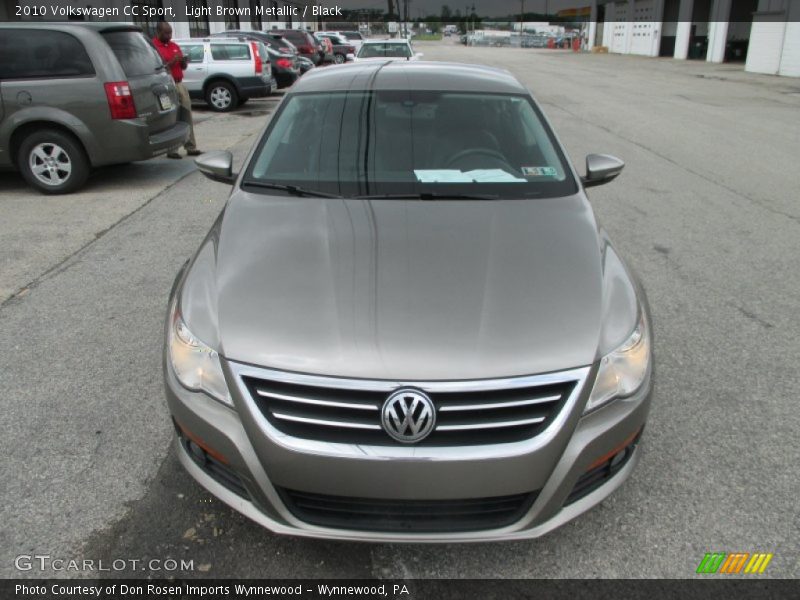 Light Brown Metallic / Black 2010 Volkswagen CC Sport