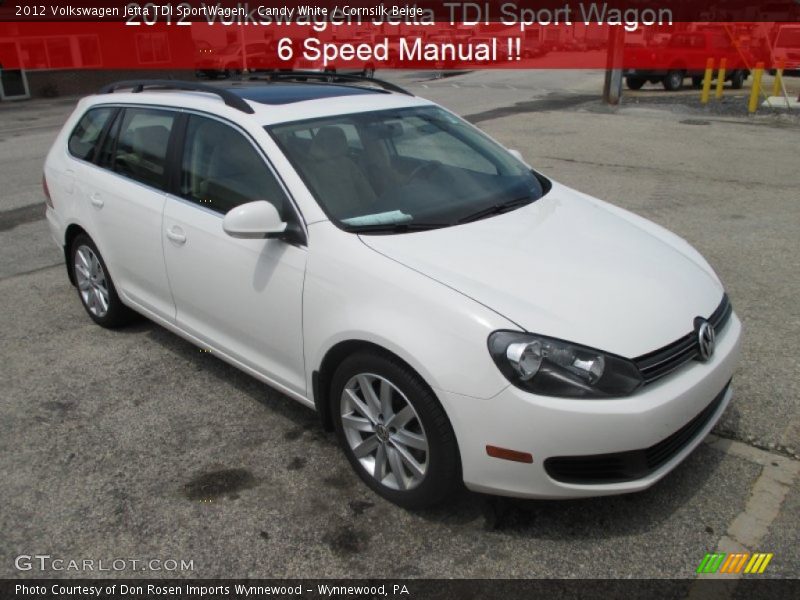 Front 3/4 View of 2012 Jetta TDI SportWagen