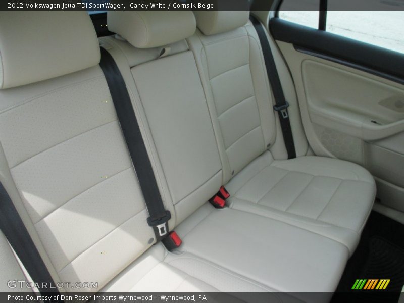 Candy White / Cornsilk Beige 2012 Volkswagen Jetta TDI SportWagen