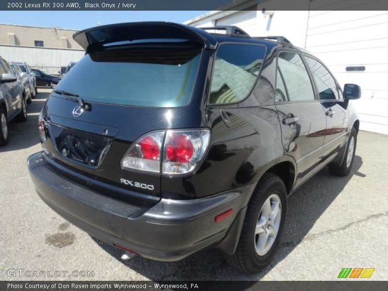 Black Onyx / Ivory 2002 Lexus RX 300 AWD