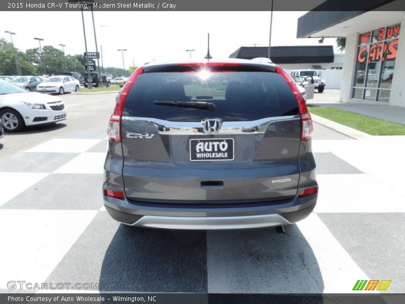 Modern Steel Metallic / Gray 2015 Honda CR-V Touring