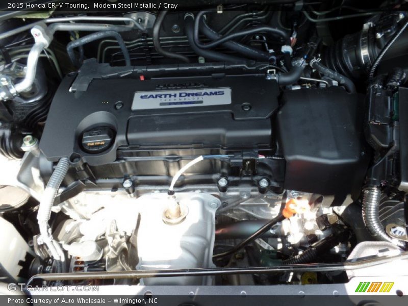 Modern Steel Metallic / Gray 2015 Honda CR-V Touring
