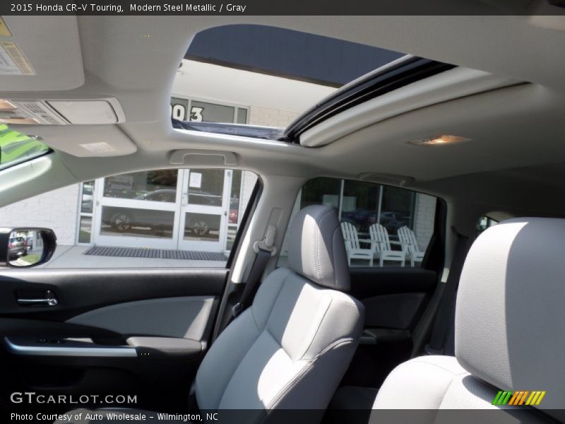 Modern Steel Metallic / Gray 2015 Honda CR-V Touring