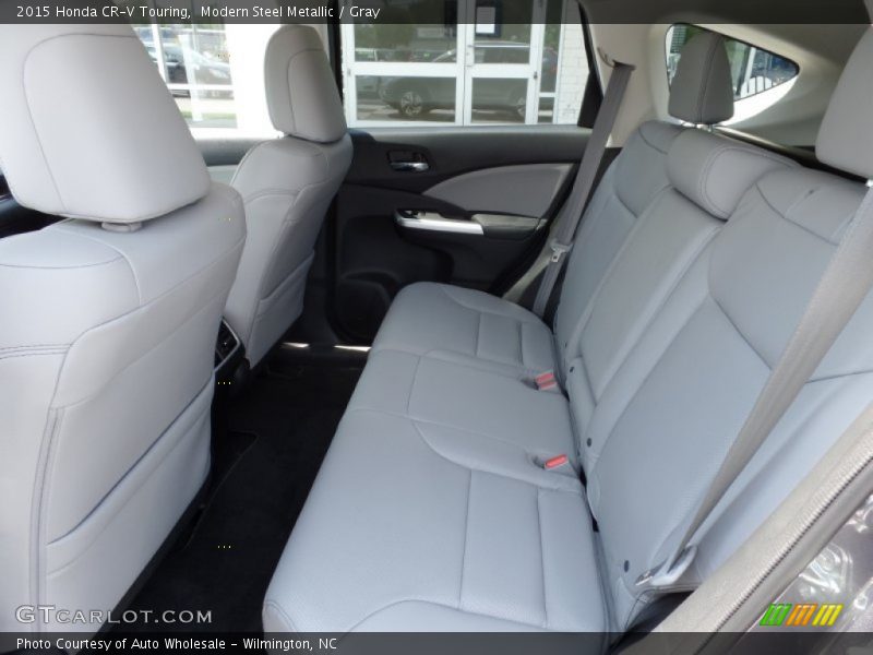 Modern Steel Metallic / Gray 2015 Honda CR-V Touring