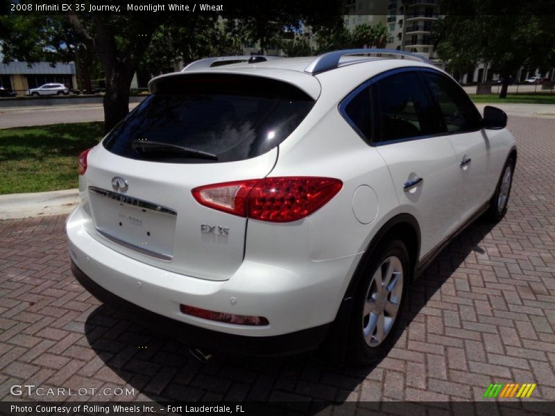 Moonlight White / Wheat 2008 Infiniti EX 35 Journey