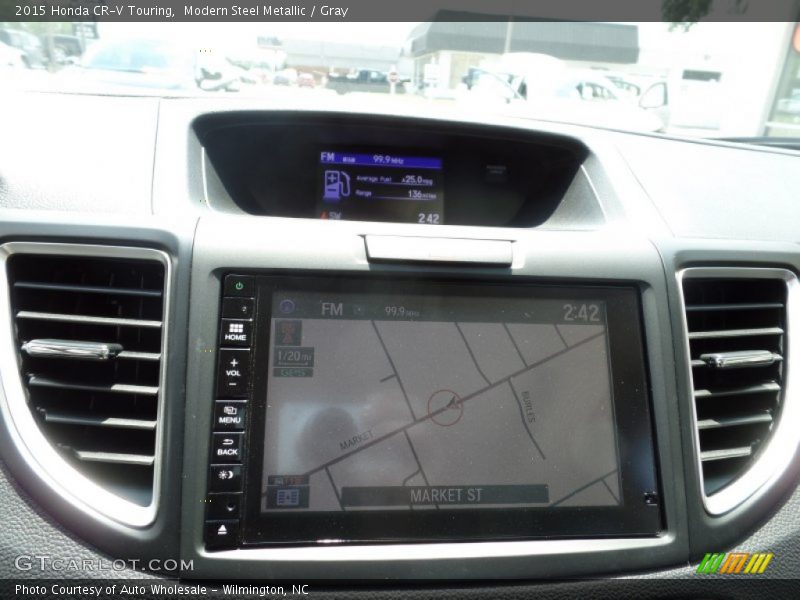 Modern Steel Metallic / Gray 2015 Honda CR-V Touring