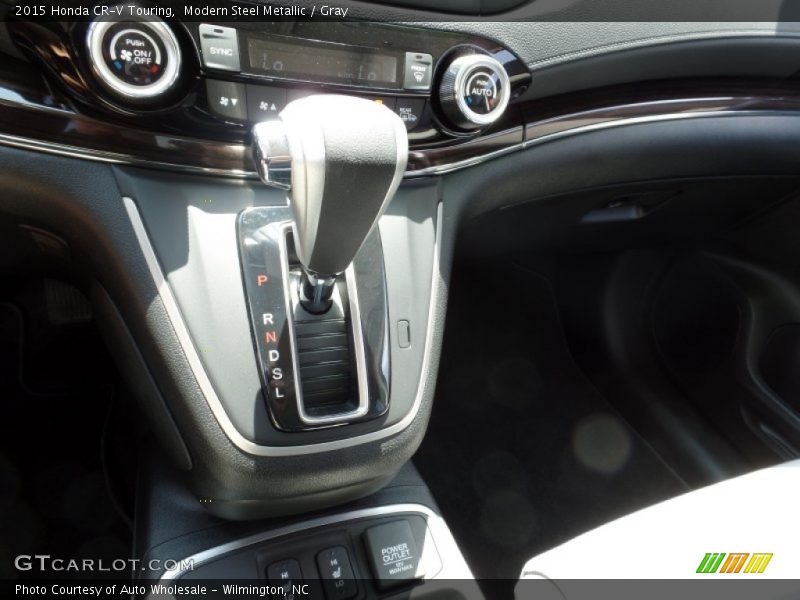 Modern Steel Metallic / Gray 2015 Honda CR-V Touring