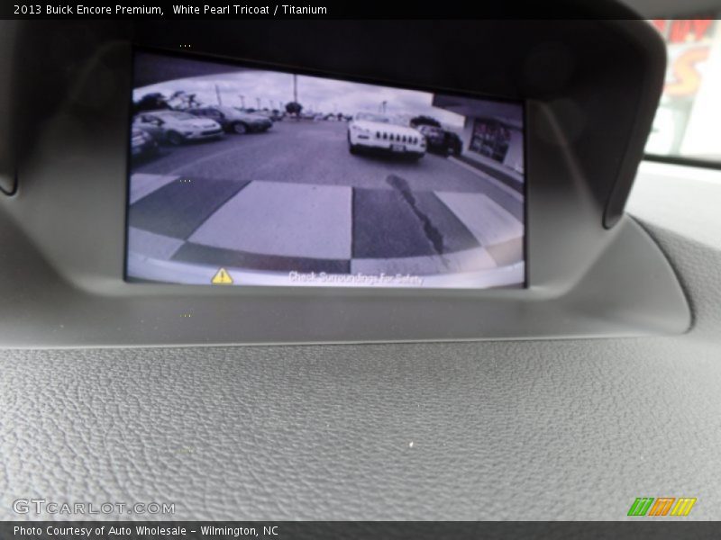 White Pearl Tricoat / Titanium 2013 Buick Encore Premium
