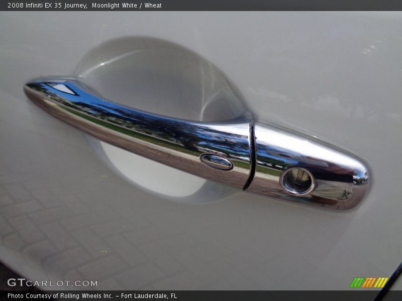 Moonlight White / Wheat 2008 Infiniti EX 35 Journey