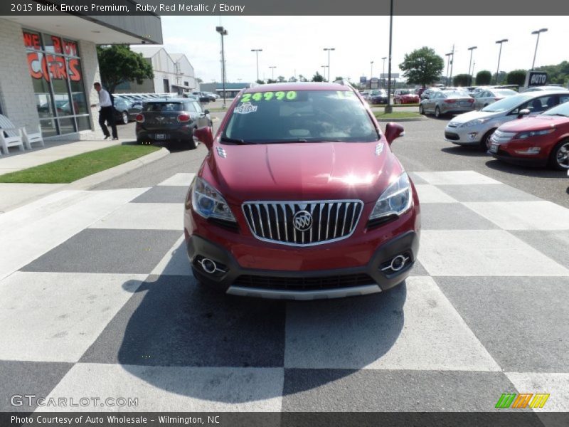 Ruby Red Metallic / Ebony 2015 Buick Encore Premium