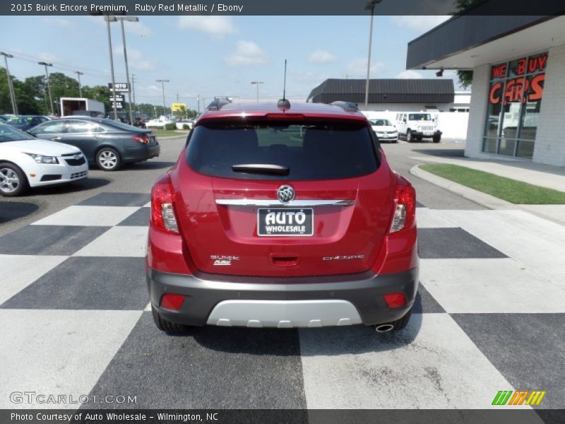 Ruby Red Metallic / Ebony 2015 Buick Encore Premium