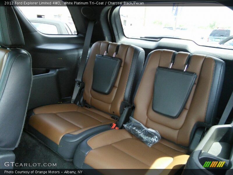 White Platinum Tri-Coat / Charcoal Black/Pecan 2012 Ford Explorer Limited 4WD