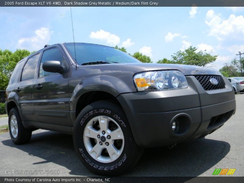 Dark Shadow Grey Metallic / Medium/Dark Flint Grey 2005 Ford Escape XLT V6 4WD