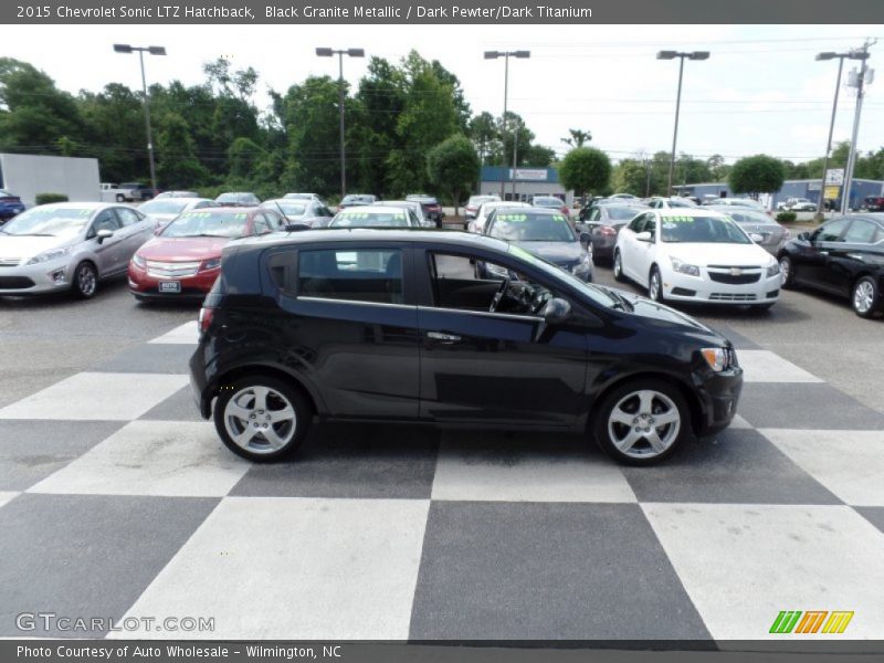 Black Granite Metallic / Dark Pewter/Dark Titanium 2015 Chevrolet Sonic LTZ Hatchback