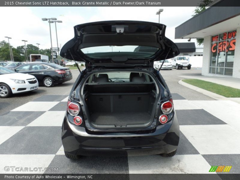 Black Granite Metallic / Dark Pewter/Dark Titanium 2015 Chevrolet Sonic LTZ Hatchback