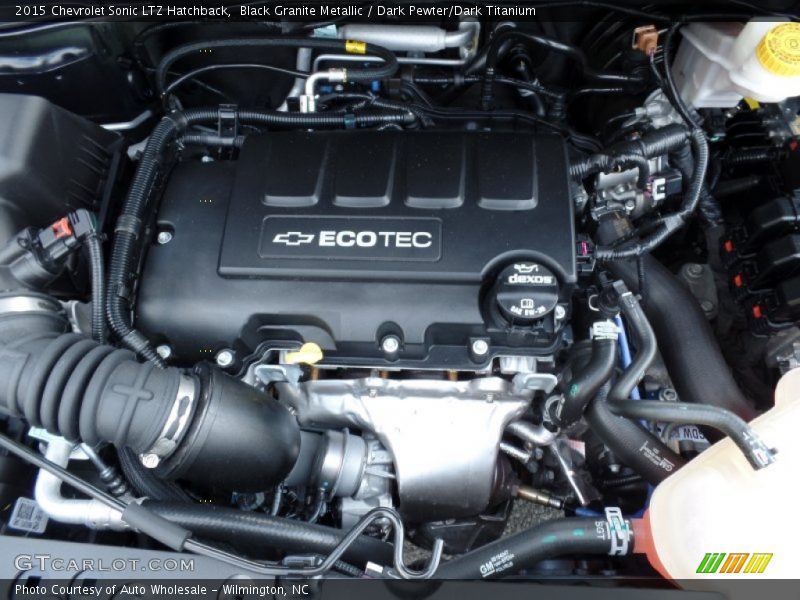 Black Granite Metallic / Dark Pewter/Dark Titanium 2015 Chevrolet Sonic LTZ Hatchback