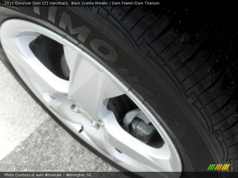 Black Granite Metallic / Dark Pewter/Dark Titanium 2015 Chevrolet Sonic LTZ Hatchback