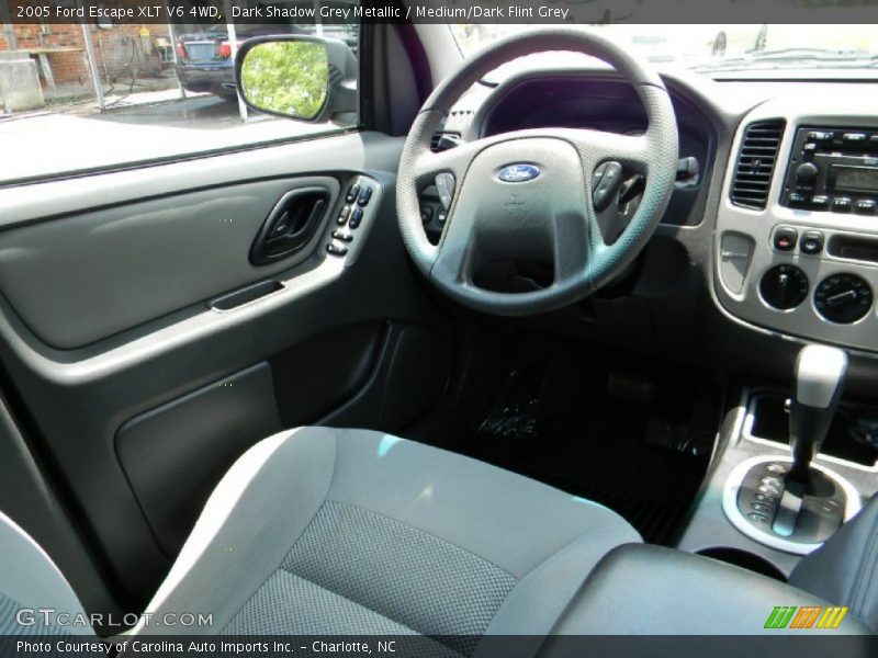 Dark Shadow Grey Metallic / Medium/Dark Flint Grey 2005 Ford Escape XLT V6 4WD