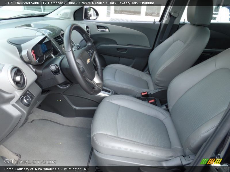 Black Granite Metallic / Dark Pewter/Dark Titanium 2015 Chevrolet Sonic LTZ Hatchback