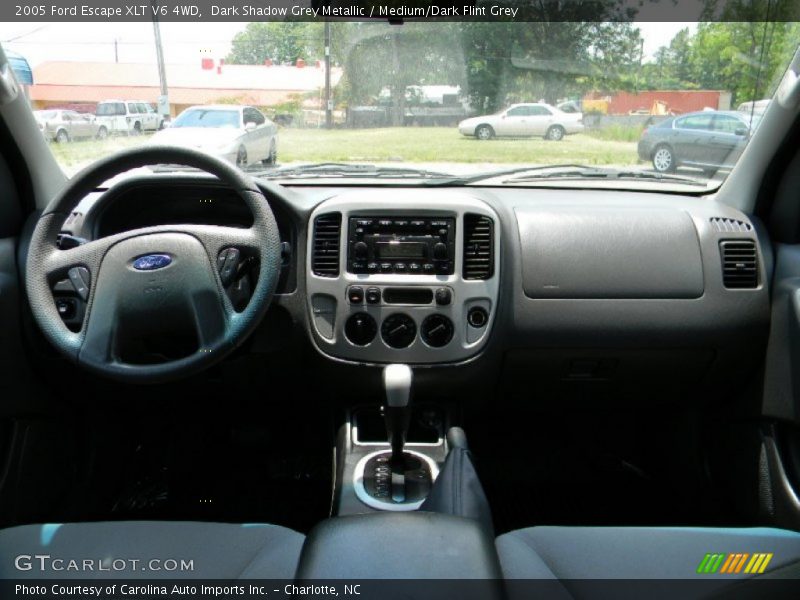 Dark Shadow Grey Metallic / Medium/Dark Flint Grey 2005 Ford Escape XLT V6 4WD