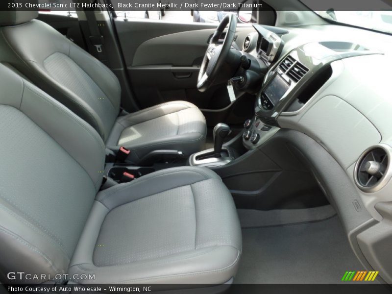 Black Granite Metallic / Dark Pewter/Dark Titanium 2015 Chevrolet Sonic LTZ Hatchback