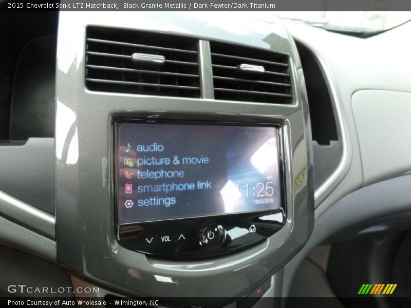 Black Granite Metallic / Dark Pewter/Dark Titanium 2015 Chevrolet Sonic LTZ Hatchback