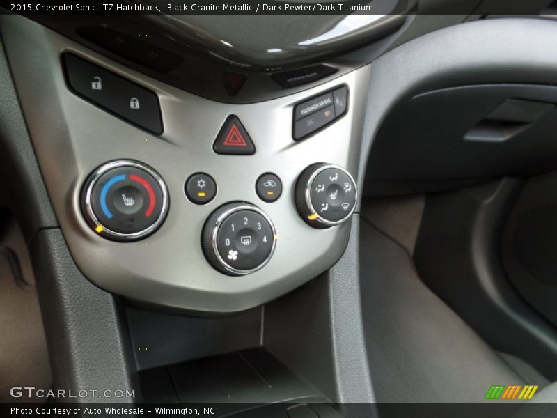 Black Granite Metallic / Dark Pewter/Dark Titanium 2015 Chevrolet Sonic LTZ Hatchback