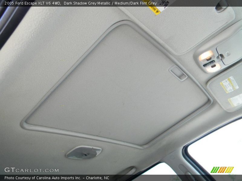 Dark Shadow Grey Metallic / Medium/Dark Flint Grey 2005 Ford Escape XLT V6 4WD