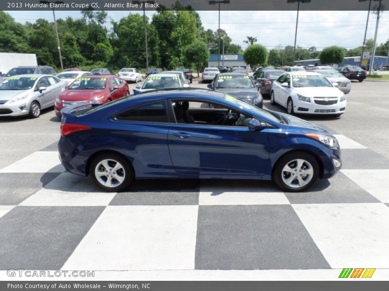 Atlantic Blue / Black 2013 Hyundai Elantra Coupe GS