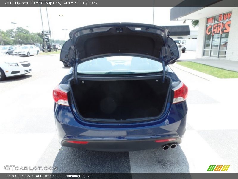 Atlantic Blue / Black 2013 Hyundai Elantra Coupe GS