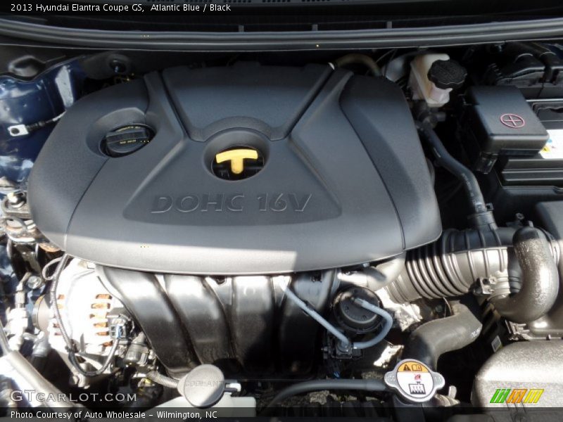 Atlantic Blue / Black 2013 Hyundai Elantra Coupe GS