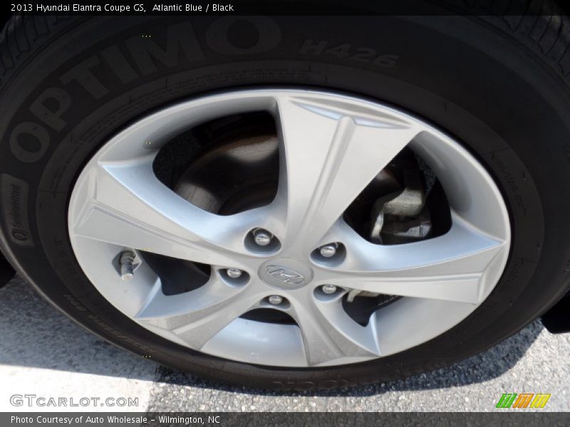 Atlantic Blue / Black 2013 Hyundai Elantra Coupe GS