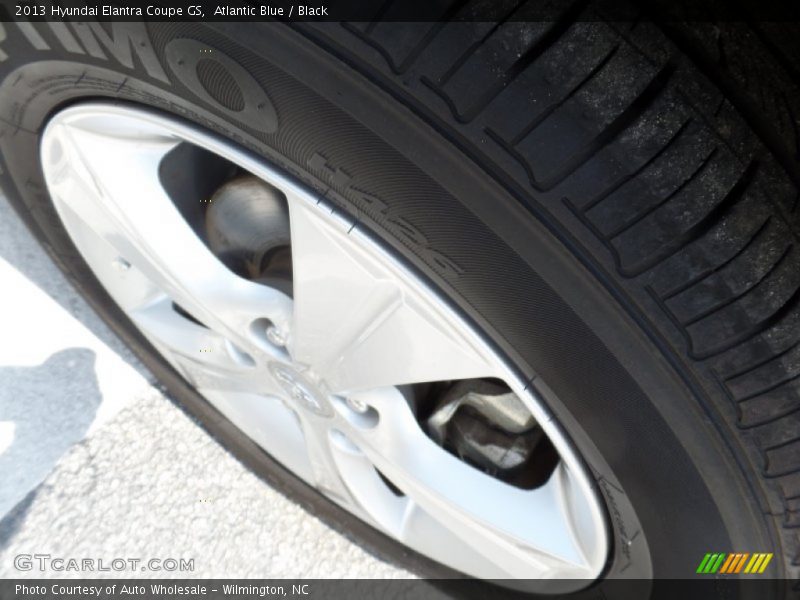Atlantic Blue / Black 2013 Hyundai Elantra Coupe GS