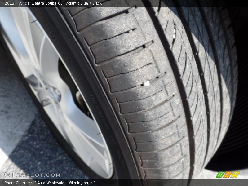 Atlantic Blue / Black 2013 Hyundai Elantra Coupe GS