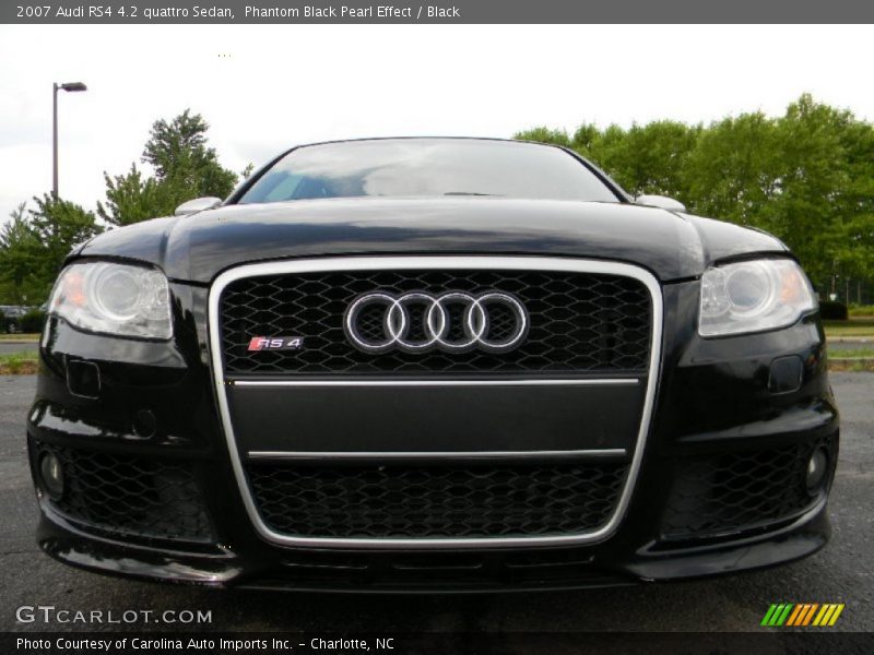 Phantom Black Pearl Effect / Black 2007 Audi RS4 4.2 quattro Sedan