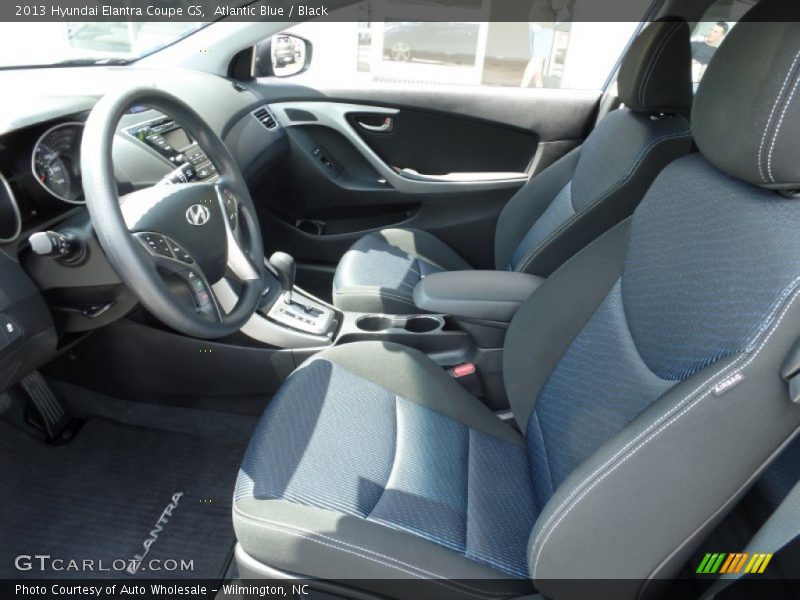 Atlantic Blue / Black 2013 Hyundai Elantra Coupe GS